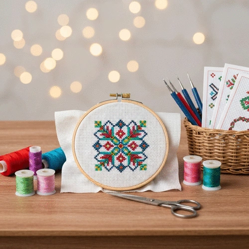 holiday themed cross stitch patterns free download