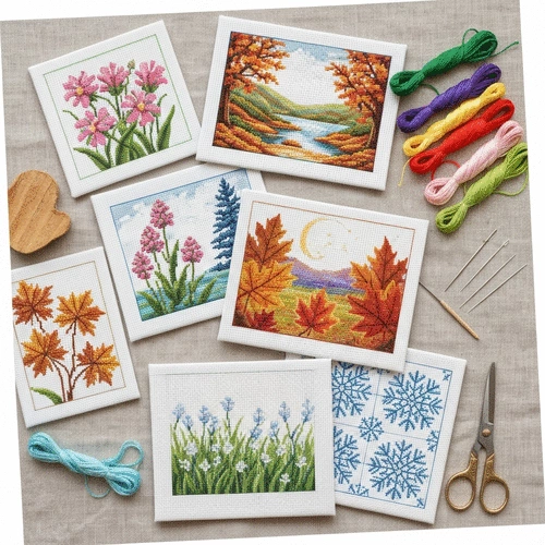 Seasonal Nature Cross Stitch Ideas