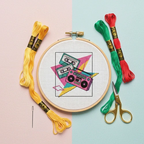 80s Retro Cross Stitch Patterns