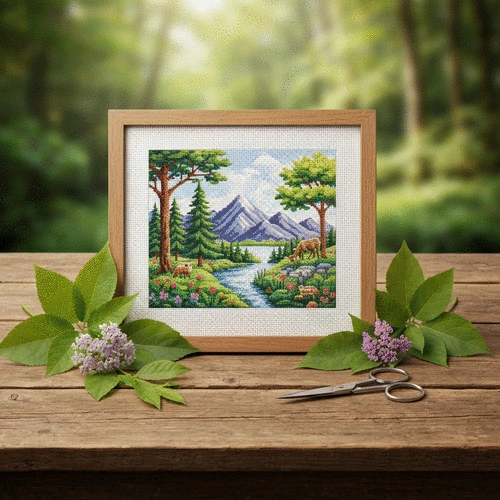 Nature-Inspired Cross Stitch Ideas