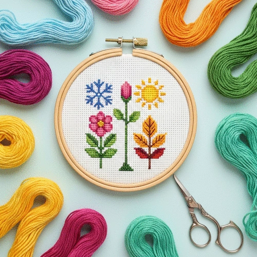 Seasonal Cross Stitch Patterns Made Easy